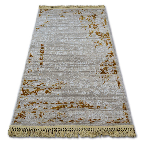 Dywany Lusczow Kusový koberec MANYAS Xia hnědo-krémový