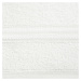Bavlněný froté ručník s proužkem LORAN 50x90 cm, bílá, 450 gr Mybesthome
