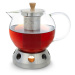 Klarstein Sencha, designová konvice na čaj, s ohřívačem Hibiscus z ušlechtilé oceli, 1,3 l, vklá