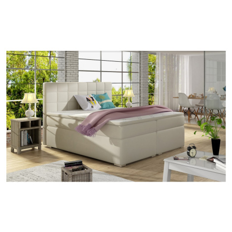 ELTAP Manželská postel AMANDA BOXSPRINGS 180x200 (ekokůže soft033)