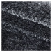 Ayyildiz koberce Kusový koberec Brilliant Shaggy 4200 Grey kruh - 120x120 (průměr) kruh cm