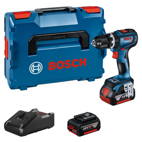 Bosch Professional Aku příklepová vrtačka GSB 18V-90 C+L-Boxx 136+2x5.0Ah+nabíj.