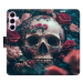 iSaprio Flip pouzdro Skull in Roses 02 pro Samsung Galaxy A55 5G