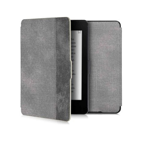 KW Mobile - Felt Leather - KW5021501 - Pouzdro pro Amazon Kindle Paperwhite 1/2/3 - šedá, černá