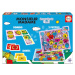 Superpack 4v1 Monsieur Madame Educa domino pexeso a 2 puzzle s 25 dílky