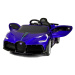 Mamido Dětské elektrické autíčko Bugatti Divo lakované modré