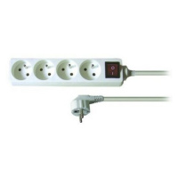 Solight Prodlužovací kabel s vypínačem bílá, 3m