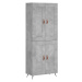 vidaXL Skříň highboard betonově šedá 69,5x34x180 cm kompozitní dřevo