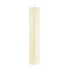 Krémově bílá adventní svíčka s čísly Unipar, doba hoření 70 h