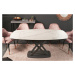 LuxD Roztahovací jídelní stůl Rafiqa 130-190 cm bílý