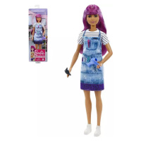 Barbie kadeřnice herní set panenka s doplňky