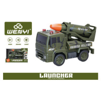 Wiky Vehicles Auto vojenské s raketou a efekty 19 cm