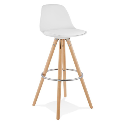Bílá barová židle Kokoon Anau, výška sedu 74 cm KoKoon Design