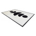 Dywany Łuszczów Kusový koberec Mode 8598 geometric cream/black - 240x330 cm