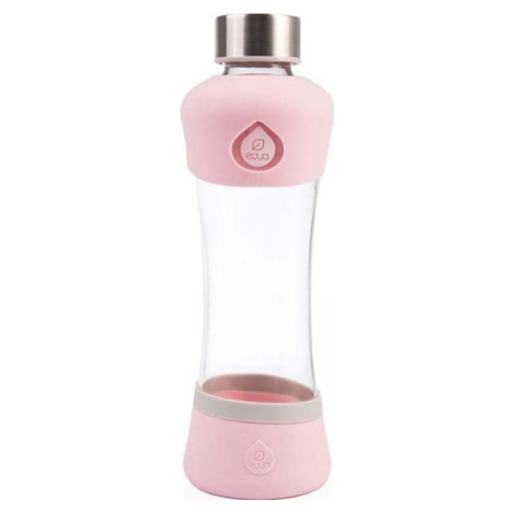 Růžová láhev z borosilikátového skla Equa Active Berry, 550 ml