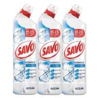 SAVO Oceán WC gel 3× 700 ml