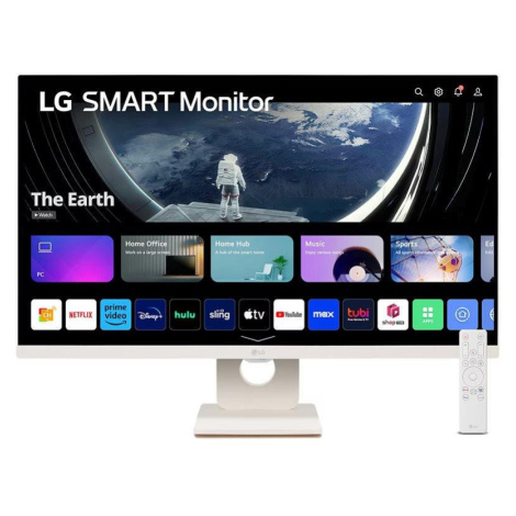 LG MT IPS LED 27\" 27SR50F - IPS panel, SMART, 1920x1080, 2xHDMI, 2x USB, repro, webOS, cerna ba