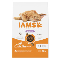 IAMS Cat Adult Hairball Reduction Chicken 10kg