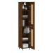 vidaXL Skříň highboard hnědý dub 34,5 x 34 x 180 cm kompozitní dřevo