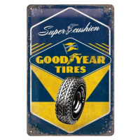 Plechová cedule Super Cushion - Good Year Tires, (20 x 30 cm)