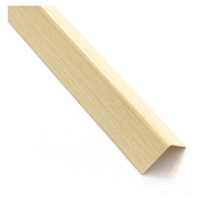 Rohový Profil Samolepící PVC Světlé Dřevo 19,5x19,5x1000