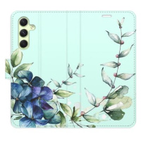 iSaprio flip pouzdro Blue Flowers pro Samsung Galaxy A54 5G