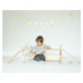 Myminihome Dřevěná dětská stolička ve tvaru domečku Zvolte barvu: Bílá