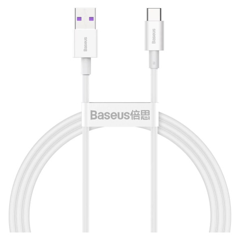 Kabel Baseus Superior Series Cable USB to USB-C, 66W, 1m (white) (6953156205505)