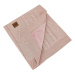 EKO Deka kašmírová s kožešinovou podšívkou Rose Pink 100x80 cm