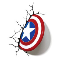 Captain America - Shield - lampa dekorativní na zeď