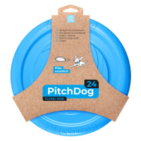 PITCHDOG Pěnový létající disk pro psy modrý 24 cm