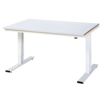 RAU Psací stůl s elektrickým přestavováním výšky, ocelový povlak, nosnost 300 kg, š x h 1500 x 1