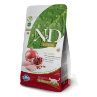 N&D PRIME CAT Neutered Chicken&Pomegranate 1,5kg sleva
