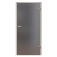 Skleněné dveře Naturel Glasa levé 80 cm grafit GLASA1G80L