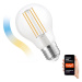 LED Stmívatelná žárovka A60 E27/5W/230V 2700-6500K Wi-Fi Tuya