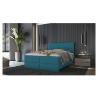 SFAB Kontinentální čalouněná postel PIZA (180x200 cm) Barva látky: Modrá (Element 14)
