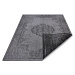 NORTHRUGS - Hanse Home koberce Kusový koberec Twin Supreme 105424 Cebu Night Silver – na ven i n