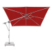 Doppler EXPERT 3 x 3 m – zahradní výkyvný slunečník s boční tyčí červená (kód barvy T809)