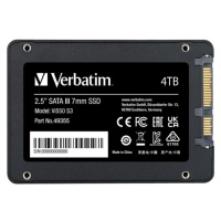 VERBATIM SSD Vi550 S3 4TB SATA III, 2.5”