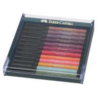 Faber-Castell Faber-Castell, 267422, PITT artist pen, brush popisovače, podzimní odstíny, 12 ks