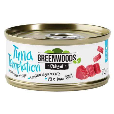 Greenwoods Delight Tuna Fillet 48 x 70 g