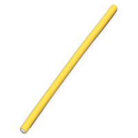 Papiloty - flexibilní pěnové natáčky na vlasy 8031 - 25 cm, tloušťka 10 mm, 12 ks / bal - žluté