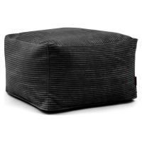 Černý manšestrový sedací vak Softbox MooG – SLOWDOWN