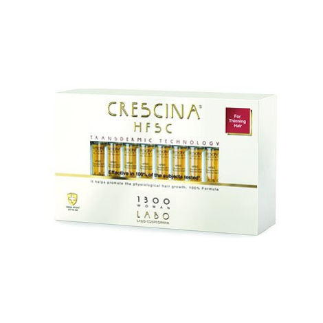 CRESCINA Transdermic péče na podporu růstu vlasů pro ženy (stupeň 1300) 20 × 3,5 ml