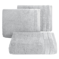 Bavlněný froté ručník s proužky DAMIAN 50x90 cm, stříbrná, 500 gr Mybesthome