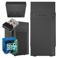 Počítač Stacionární Intel Core i5 8GB 500HDD Windows 10 Pro DVD Výkonný