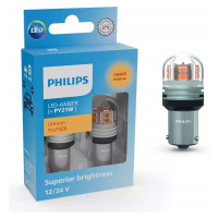 Žárovky Philips Led Ultinon Pro7000 PY21W AU70 12/24V