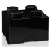 Lego® úložný box 250x252x181 černý