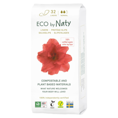 Eco Naty Dámské ECO slipové vložky Naty - normal (32 ks) Eco by Naty