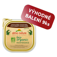 Almo Nature Bio Organic s telecím a zeleninou 300g výhodné balení 9ks